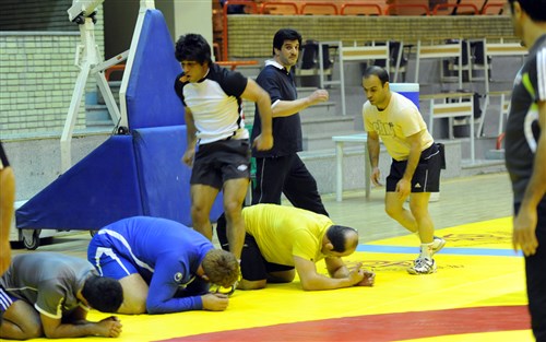 The first training camp of Iran freestyle wrestling team with Rasul Khadem